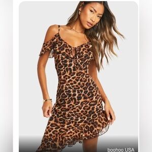 Do + Be Collection Not Your Basic Leopard Dress Small